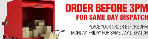 Order before 3pm for same day dispatch