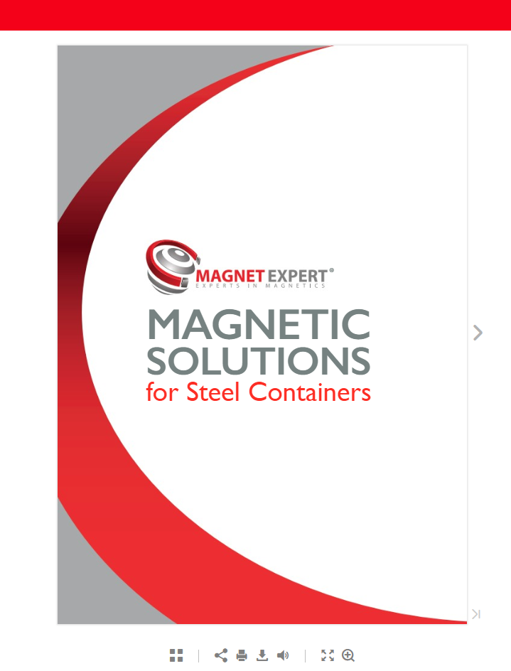 Magnetic Solutions for Steel Containers Front Cover