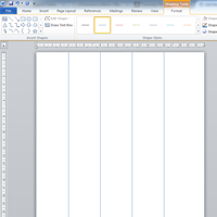 Screenshot of MS Word document