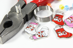 Equipment needed for creating magnetic wine glass charms