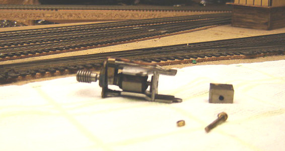 Old alnico magnet removed from Tri-ang/Hornby X04 motor