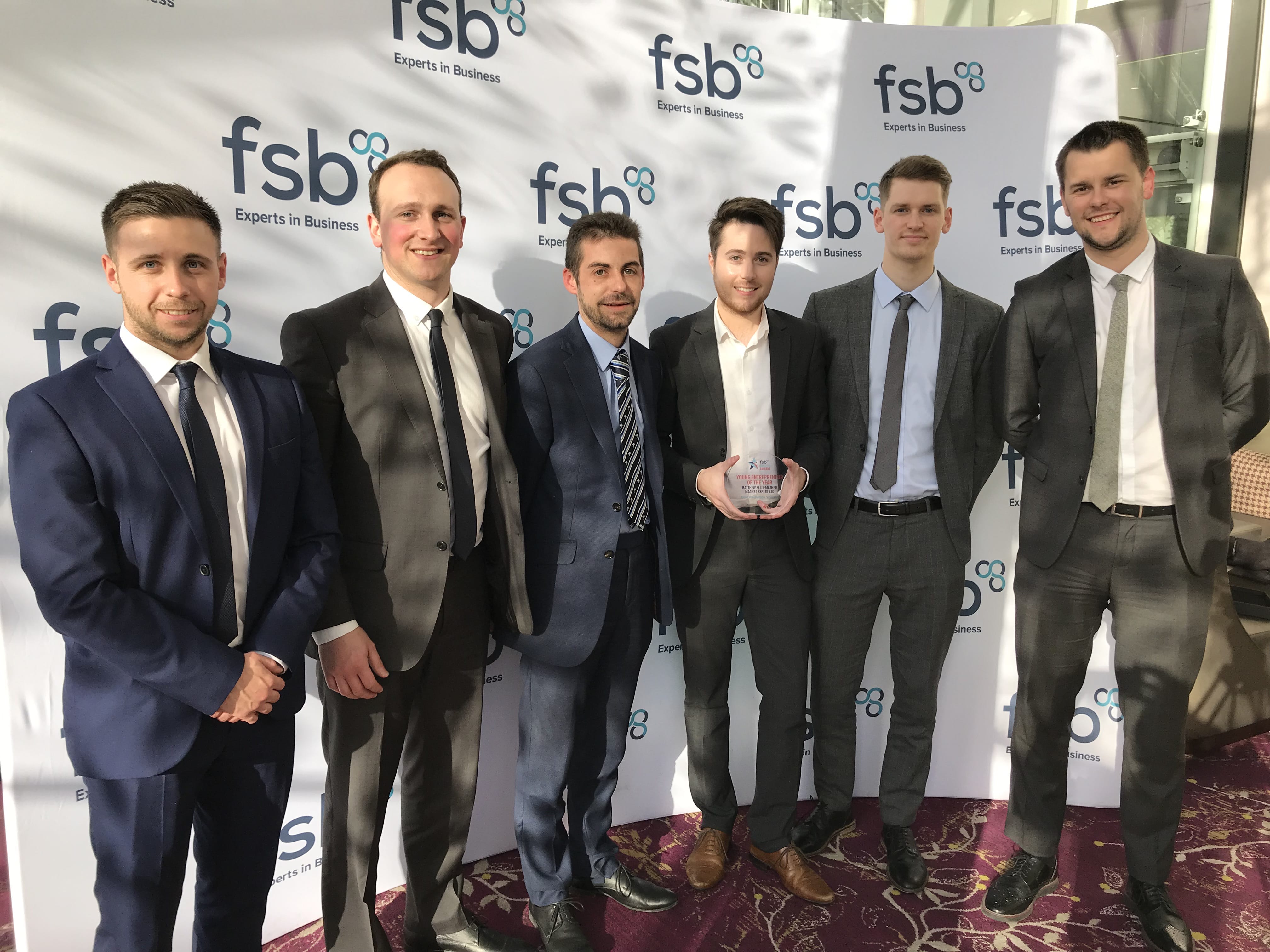 The Magnet Expert Team with their FSB Award