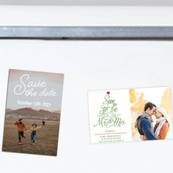 Create Save the Date Fridge Magnets for Your Wedding