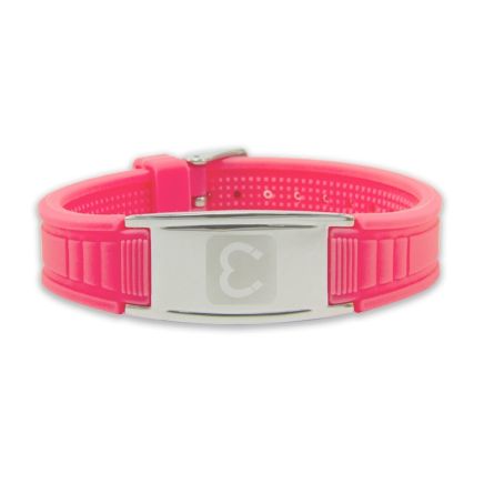 Magnete4 - Unisex Seltenheit der Erde Magnetic Sport Armband - Rosa