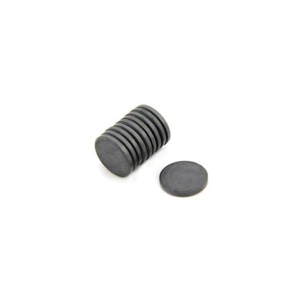 20mm x 3mm dicker Y10 Ferritmagnet - 0,6kg Zugkraft