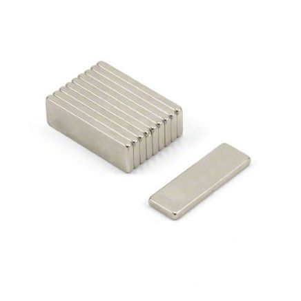 25 x 8 x 2mm dicker Ultrahochleistungs-N52-Neodym-Magnet – 3kg Zugkraft