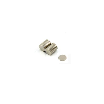 6mm Durchmesser x 0,5mm dicker N42-Neodym-Magnet – 0,2kg Zugkraft