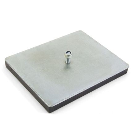 127 x 102 x 12mm dickes, gummibeschichtetes MAG-Pad - 7kg Zugkraft