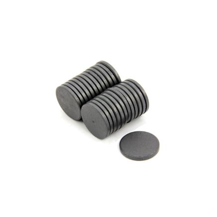 25mm x 3mm dicker Y10-Ferritmagnet - 0,69kg Zugkraft