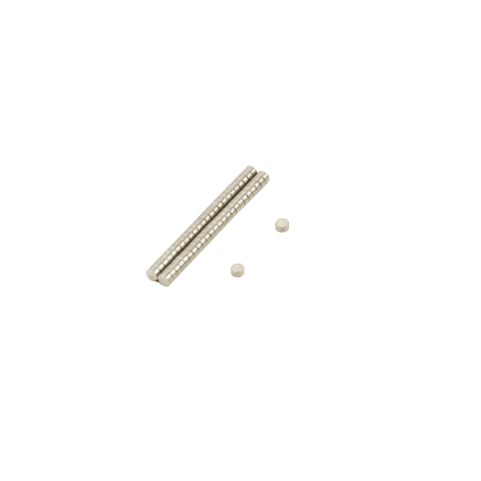 2mm Durchmesser x 1mm dicker N35-Neodym-Magnet – 0,09kg Zugkraft