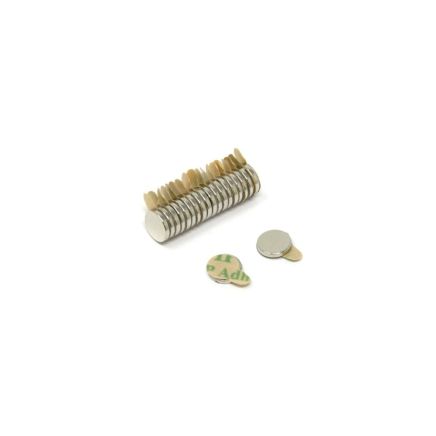 6mm Durchmesser x 1mm N35 Neodym EasyPeel Klebemagnet – 0,33kg Zugkraft