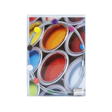 Photo Wire DOTS, 8 Magnete / 150 cm / Postkarte