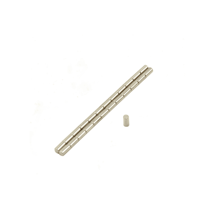 2mm Durchmesser x 4mm dicker N42-Neodym-Magnet – 0,16kg Zugkraft