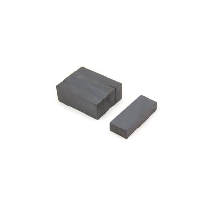 50 x 19 x 10mm dicker Y30BH Ferrit-Magnet - 2.6kg Zugkraft