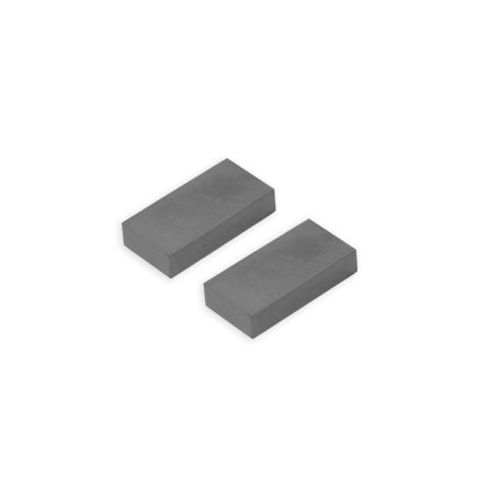 50 x 25 x 10mm dicker Y30BH Ferritmagnet - 3.6kg Zugkraft