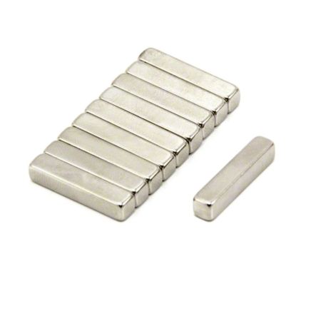 25,4mm x 6,35mm x 6,35mm dicker N42-Neodym-Magnet – 5,77kg Zugkraft – lizenziertes Material