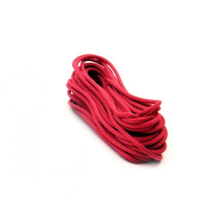 10 Meter Polyesterseil mit 4mm Durchmesser – Rot (420kg Bruchfestigkeit)