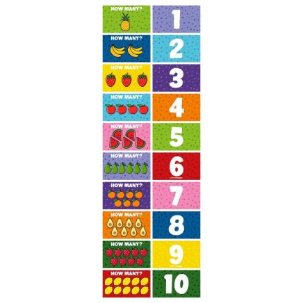 MagFlex® Fruit & Number Matching-Spiel mit bedruckten Magneten