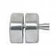 60 x 70 x 25mm Stainless Steel Magnetic Gate Latch - Brushed Stainless