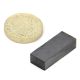 25 x 10 x 6mm dicker Y30BH Ferrit-Magnet - 0,8kg Zugkraft