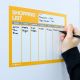 MagFlex® A4 Bright Shopping List Kühlschrankmagnet – Flexible Magnetfolie