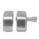 60 x 70 x 25mm Stainless Steel Magnetic Gate Latch - Brushed Stainless