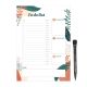 MagFlex® A4 Jungle Leaves To Do List Kühlschrankmagnet – flexible Magnetfolie