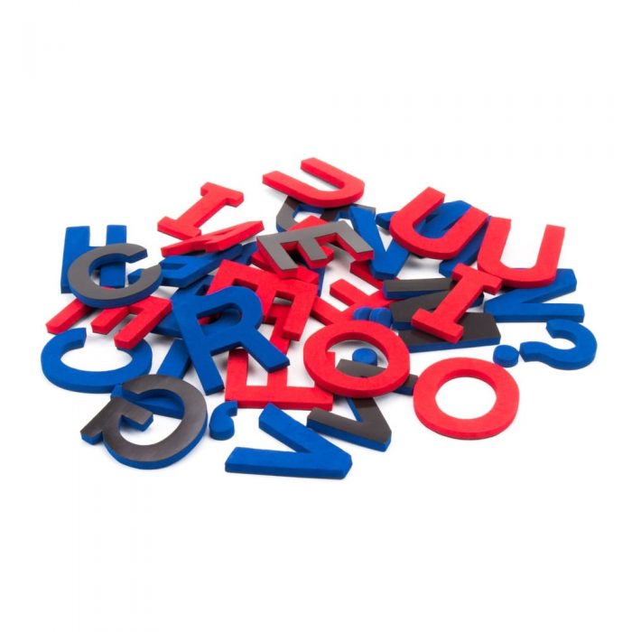 Magnetic foam letters and numbers