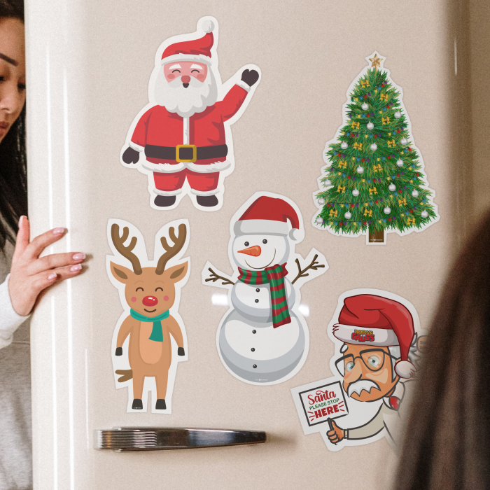 MagFlex® A4 Flexible Magnetic Christmas Character Cut-Outs