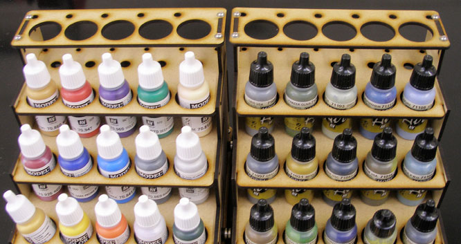 Modern Model Paint Stand