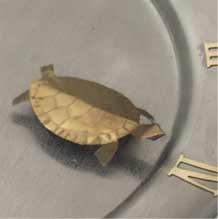 floating turtle clock