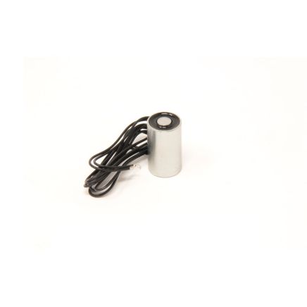 Electromagnet with 10-32 UNC Mounting Hole - 12V DC/2W - 3/4 in. dia x 1-3/16 in. thick - 9.92lbs Pull