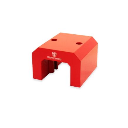 Red Alnico Horseshoe Magnet - 2-1/8 in. x 3-1/4 in. x 2-9/16 in. - 103.64lbs Pull