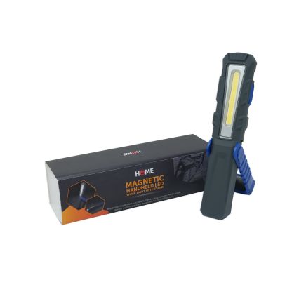 Handheld Rechargeable LED Work Light with Stand and Magnetic Base