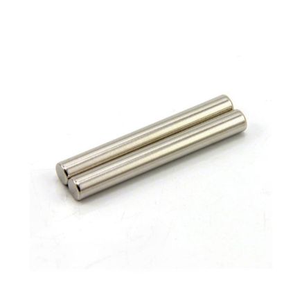 N42 Neodymium Rod Magnet - 1/4 in. dia x 1-7/8 in. thick - 3.52lbs Pull