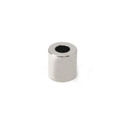 N42 Neodymium Rod Magnet - 1 in. O.D x 1/2 in. I.D x 1 in. thick - 41.3lbs Pull