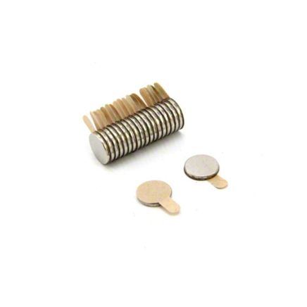 N35 Neodymium EasyPeel Adhesive Disc Magnet - 5/16 in. dia x 1/32 in. thick - 0.85lbs Pull