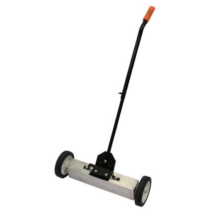 Magnetic Sweeper With Switchable Release - Sweeps Nails & Screws Quickly (23.5 in. wide)