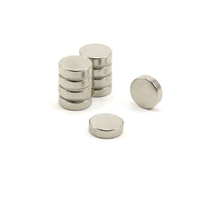 N42 Neodymium Disc Magnet - 9/16 in. dia x 5/32 in. thick - 7.5lbs Pull