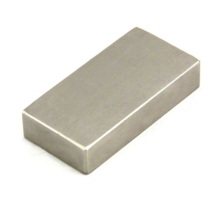 N42 Neodymium Rectangular Magnet - 1-7/8 in. x 1 in. x 3/8 in. thick - 71lbs Pull