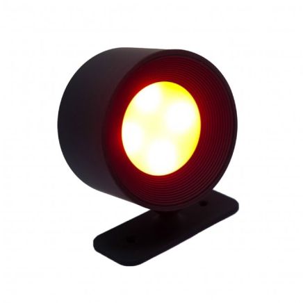 MagLight Magnetic 360° LED Wall Light With 3 Colour Temperature Touch, RGB Touch & Remote Control - Black