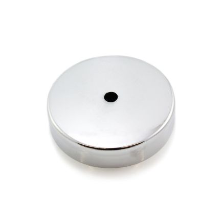 Ceramic Pot Magnet - 3-7/8 in. dia x 7/8 in. thick x 3/8 in. hole - 149.94lbs Pull