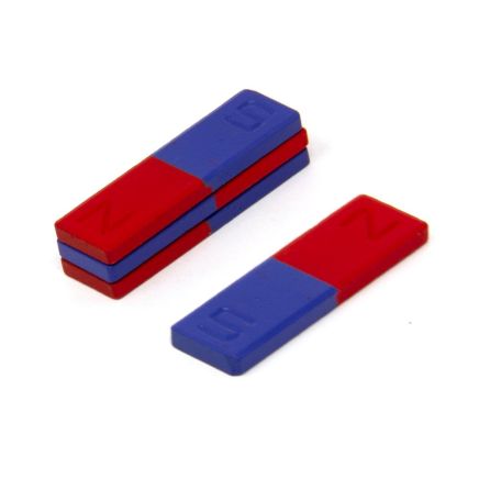 Ceramic Bar Magnet with North & South Identified - 5/8 in. x 1/8 in. x 1-7/8 in. long