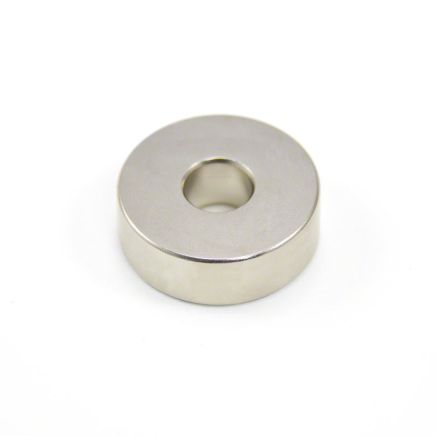 N42 Neodymium Diametrically Magnetised Ring Magnet - 1-3/16 in. O.D. x 3/8 in. I.D. x 3/8 in. thick