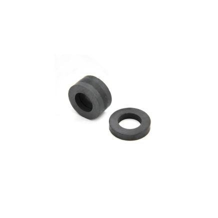 Y30BH Ceramic Ring Magnet - 1-1/4 in. O.D. x 11/16 in. I.D. x 3/16 in. thick - 2.21lbs Pull