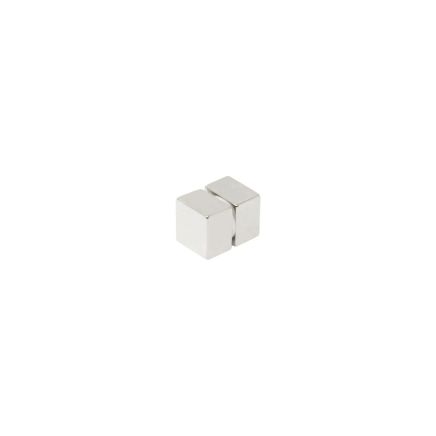 N42 Neodymium Cube Magnet - 3/4 in. x 3/4 in. x 1/2 in. thick - 35.85lbs Pull