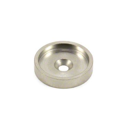 Mild Steel Keeper Cup for Pot & Countersunk Magnets - Full Lip - 1-3/8 in. dia