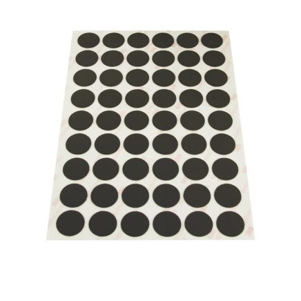 NeoFlex® A4 Self-Adhesive Flexible Neodymium Magnetic Dots - 13/16 in. dia - 54 Dots Per Sheet