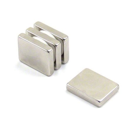 N42 Neodymium Rectangular Magnet - 1 in. x 13/16 in. x 3/16 in. thick - 21.82lbs Pull