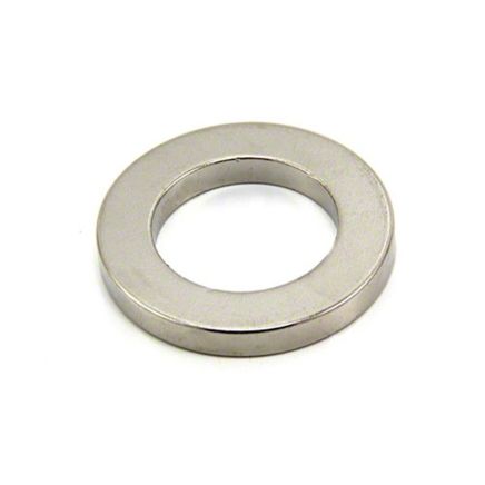 Neodymium Ring Magnet - 1-9/16 in. O.D x 1 in. I.D x 3/16 in. thick - 44.1lbs Pull